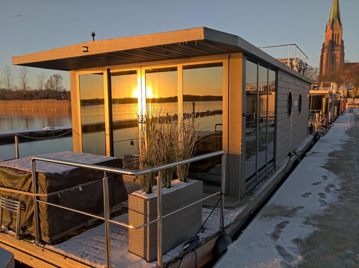 Ostsee Hausboot Schleswig Ostseeblick 1 Zewnętrze zdjęcie
