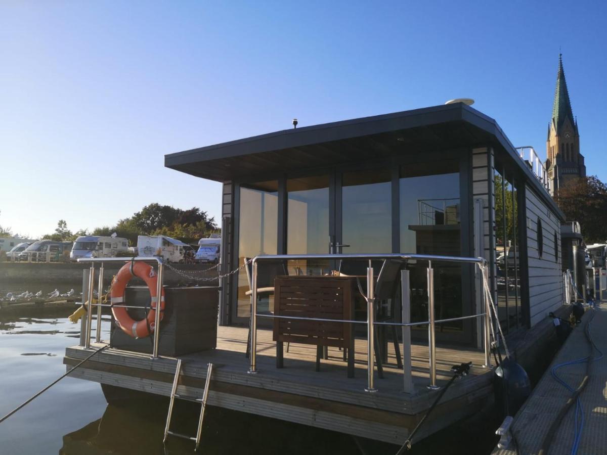 Ostsee Hausboot Schleswig Ostseeblick 1 Zewnętrze zdjęcie