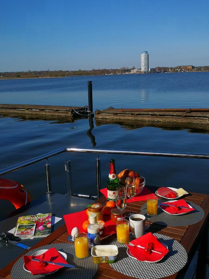 Ostsee Hausboot Schleswig Ostseeblick 1 Zewnętrze zdjęcie