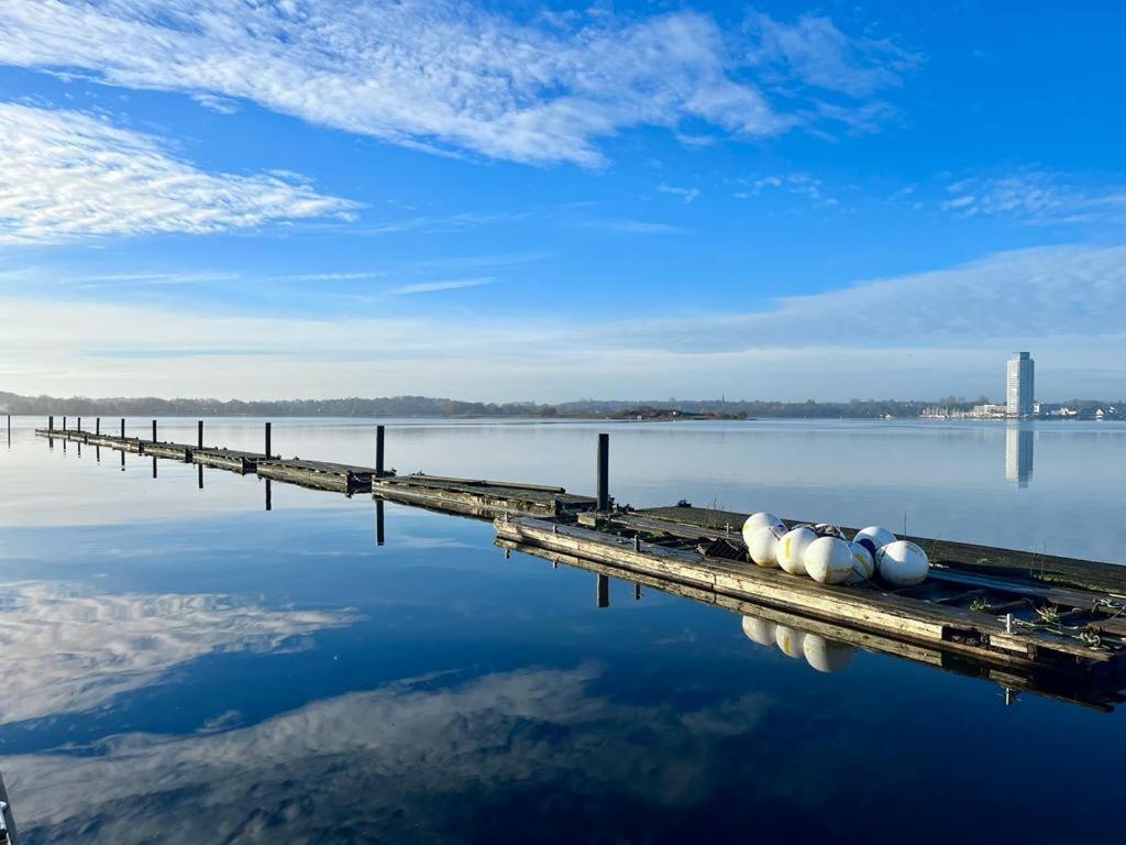 Ostsee Hausboot Schleswig Ostseeblick 1 Zewnętrze zdjęcie