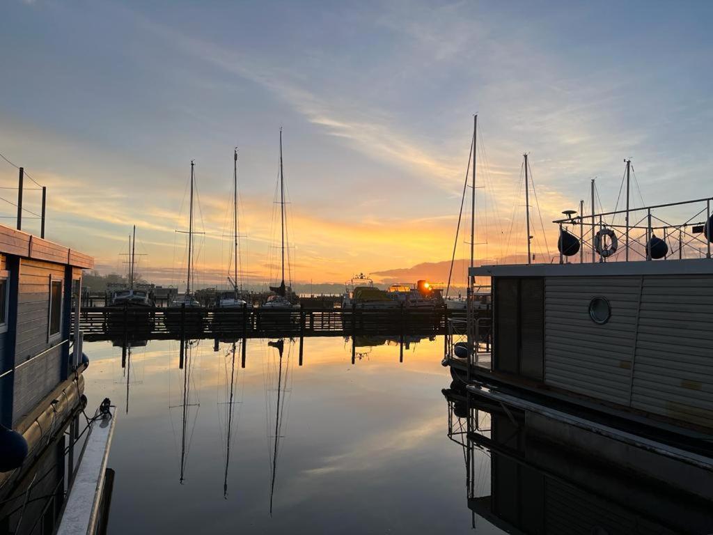 Ostsee Hausboot Schleswig Ostseeblick 1 Zewnętrze zdjęcie