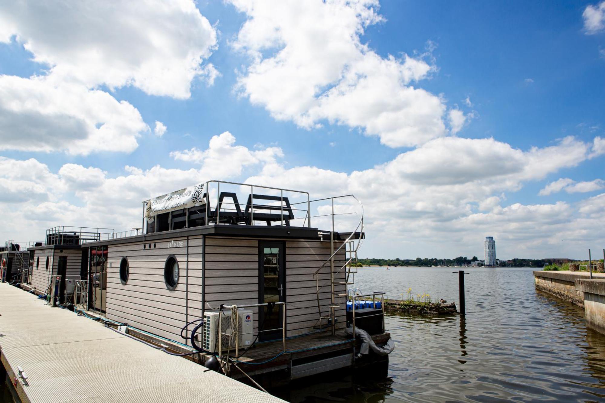 Ostsee Hausboot Schleswig Ostseeblick 1 Zewnętrze zdjęcie
