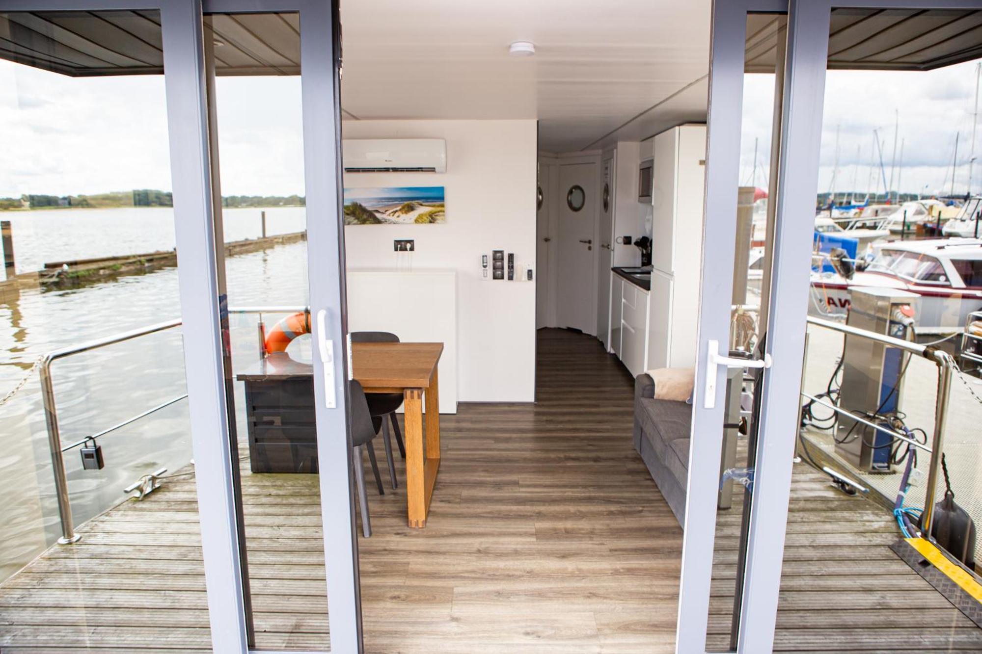 Ostsee Hausboot Schleswig Ostseeblick 1 Zewnętrze zdjęcie