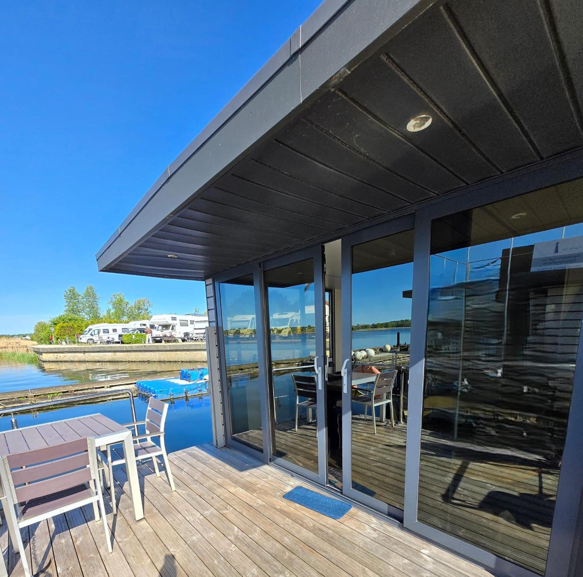 Ostsee Hausboot Schleswig Ostseeblick 1 Zewnętrze zdjęcie